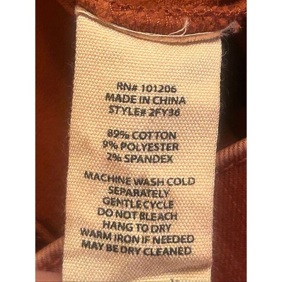 Soft Surroundings Women’s High Rise Redish Orange Pull On Pants Size Small (5927 - Picture 8 of 8